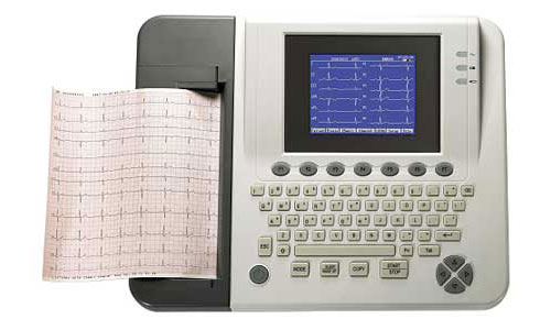 Electrocardiogram (ECG) machine for heart rhythm analysis