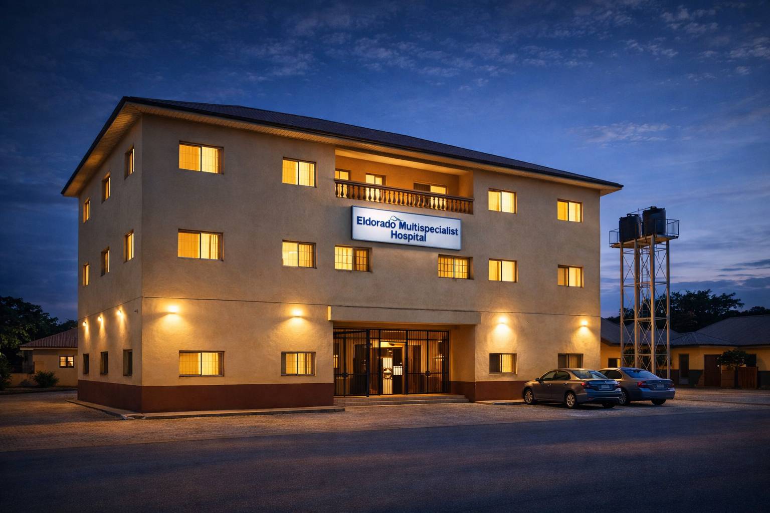 Eldorado Multi-Specialist Hospital exterior building in Awka, Anambra State